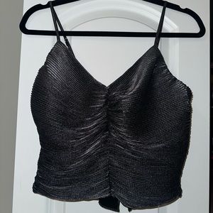 Express Metallic going out top with butterfly detail on back